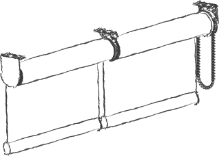 Illustration of Easy Link Roller Blind