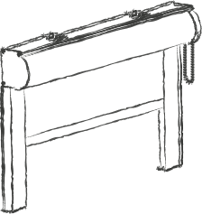 Illustration of Total Block Roller Blind